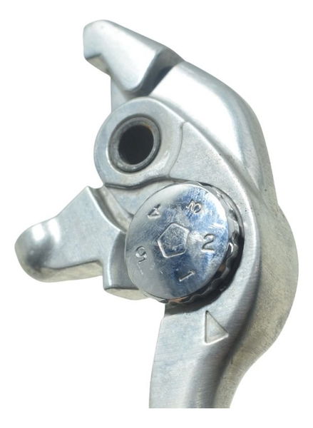 Manete Freio C/ Avaria Kawasaki Er 6n 10-12 Original Prateado