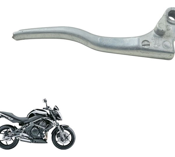 Manete Embreagem C/ Avaria Kawasaki Er 6n 10-12 Original Prateado