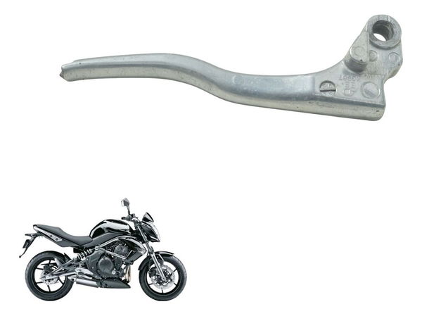 Manete Embreagem C/ Avaria Kawasaki Er 6n 10-12 Original Prateado