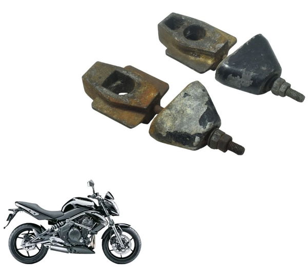 Par Esticador Corrente Kawasaki Er 6n 10-12 Original