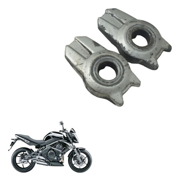 Par Acabamento Esticador Corrente Kawasaki Er 6n 10-12 Orig