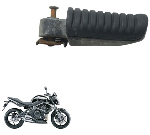 Pedaleira Traseira Direita C/ Detalhes Kawasaki Er 6n 10-12