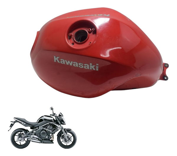 Tanque C/ Detalhes Kawasaki Er 6n 10-12 Original