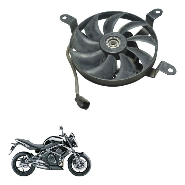 Ventoinha Radiador Kawasaki Er 6n 10-12 Original