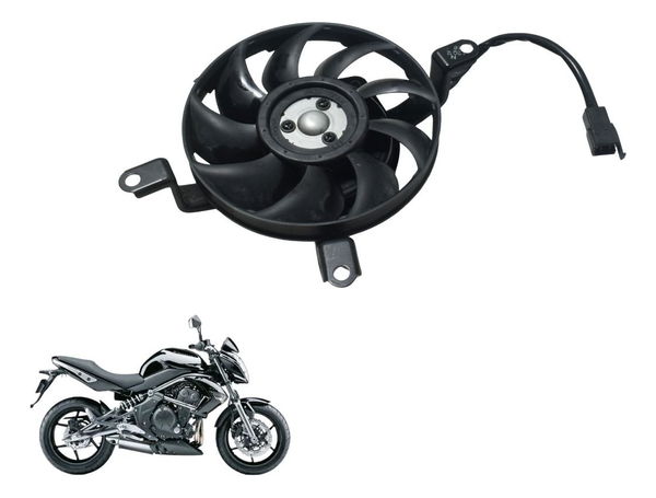 Ventoinha Radiador Kawasaki Er 6n 10-12 Original