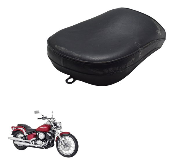 Banco Traseiro Custom Yamaha Drag Star Xvs 650 96-08 Preto