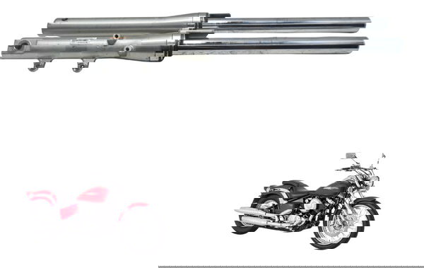 Bengala Par Completa Yamaha Drag Star Xvs 650 96-08 Original