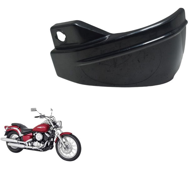 Carenagem Lateral Esq Yamaha Drag Star Xvs 650 96-08 Origina Preto