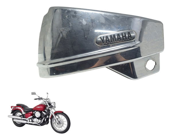 Carenagem Lateral Esq Yamaha Drag Star Xvs 650 96-08 Origina Prateado