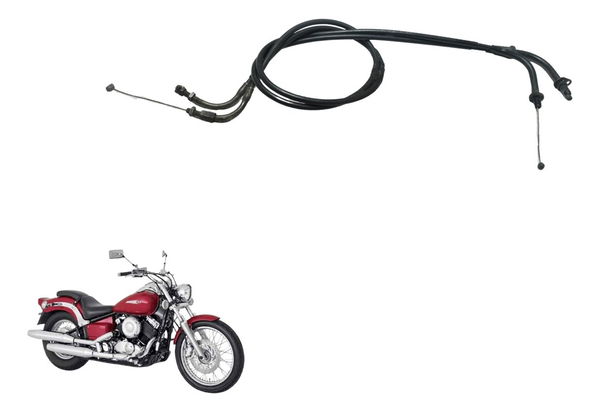 Cabo A E B Acelerador C/detal Yamaha Drag Star Xvs 650 96-08