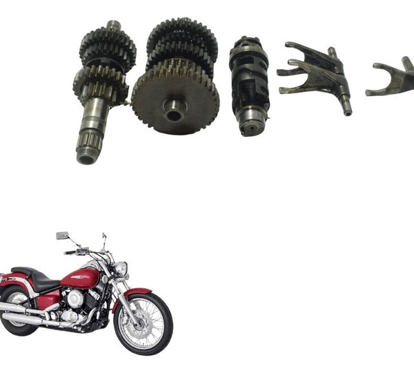 Caixa Marcha Câmbio Yamaha Drag Star Xvs 650 96-08 Original
