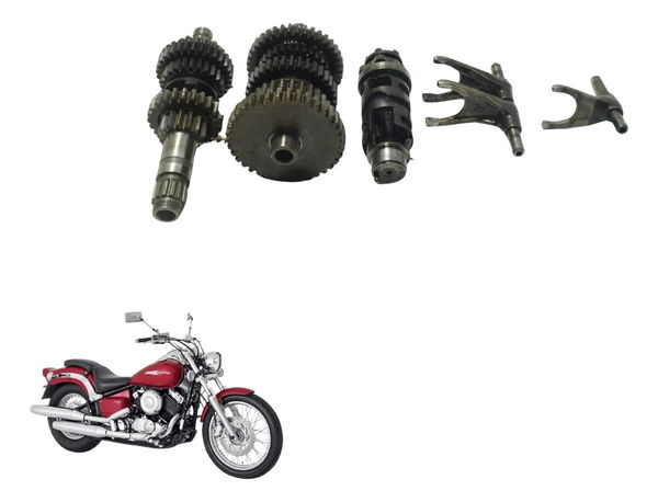 Caixa Marcha Câmbio Yamaha Drag Star Xvs 650 96-08 Original