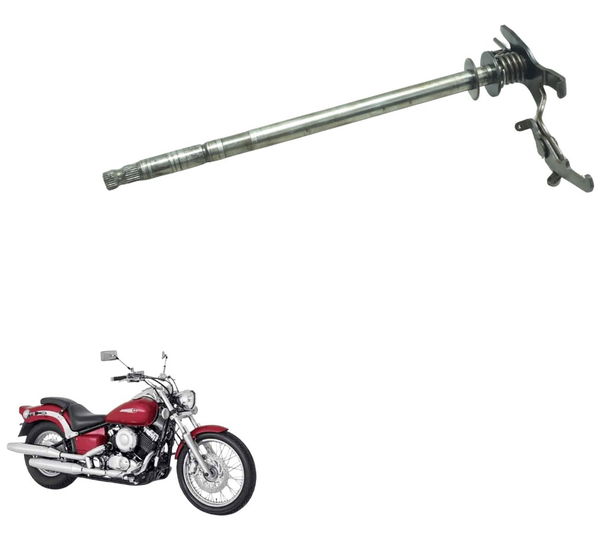 Eixo Seletor Marcha C/avaria Yamaha Drag Star Xvs 650 96-08