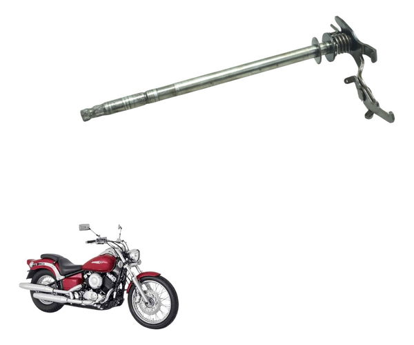 Eixo Seletor Marcha C/avaria Yamaha Drag Star Xvs 650 96-08