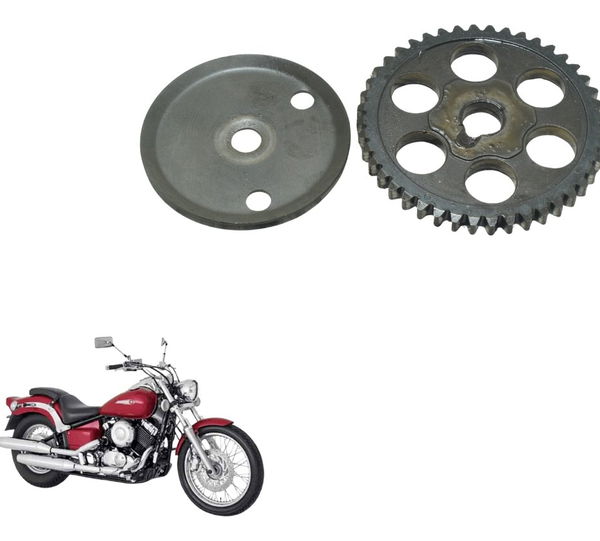 Engrenagem Cabeçote Tras Yamaha Drag Star Xvs 650 96-08 Orig