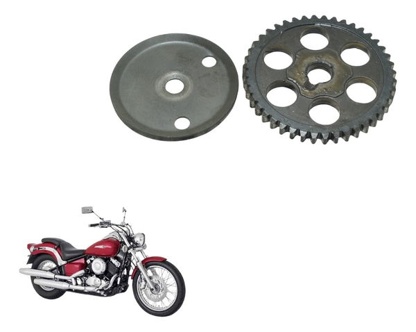 Engrenagem Cabeçote Tras Yamaha Drag Star Xvs 650 96-08 Orig