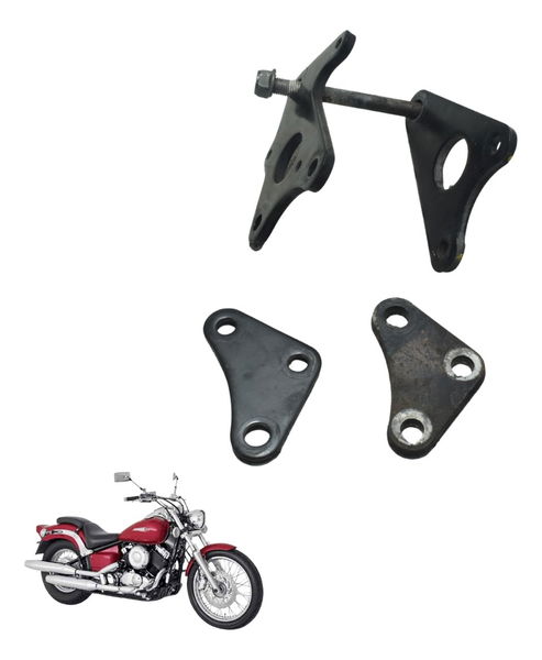 Kit Suporte Motor Yamaha Drag Star Xvs 650 96-08 Original