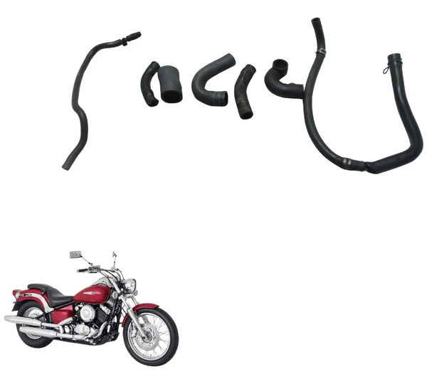 Kit Mangueiras Yamaha Drag Star Xvs 650 96-08 Original