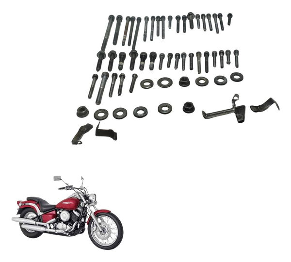 Kit Parafuso Motor Yamaha Drag Star Xvs 650 96-08 Original