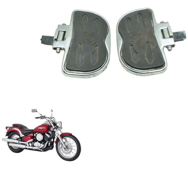 Par Plataforma Tras Free Zone Yamaha Drag Star Xvs 650 96-08