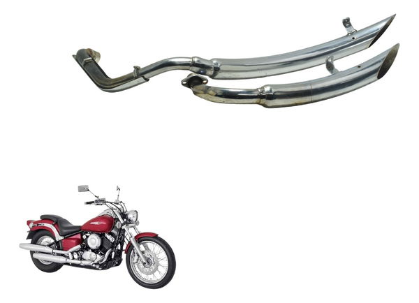 Par Ponteira Esportiva Custom Yamaha Drag Star Xvs 650 96-08