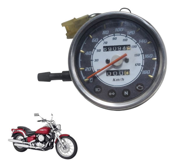 Painel (69.094 Km) Yamaha Drag Star Xvs 650 96-08 Original