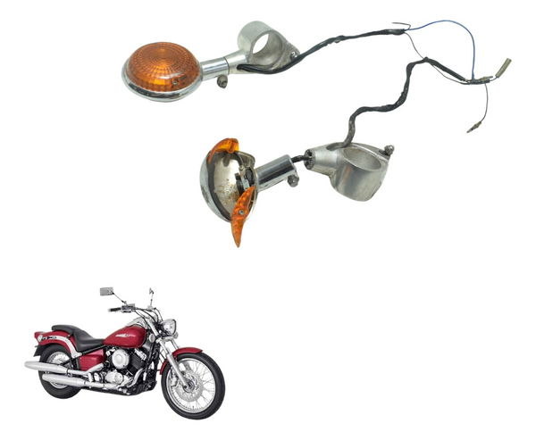 Par Pisca Dianteiro C/avaria Yamaha Drag Star Xvs 650 96-08