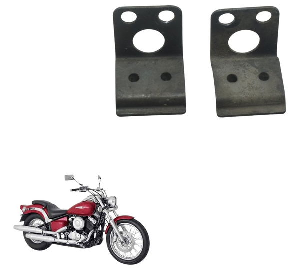 Par Suporte Fixação Chicote Yamaha Drag Star Xvs 650 96-08