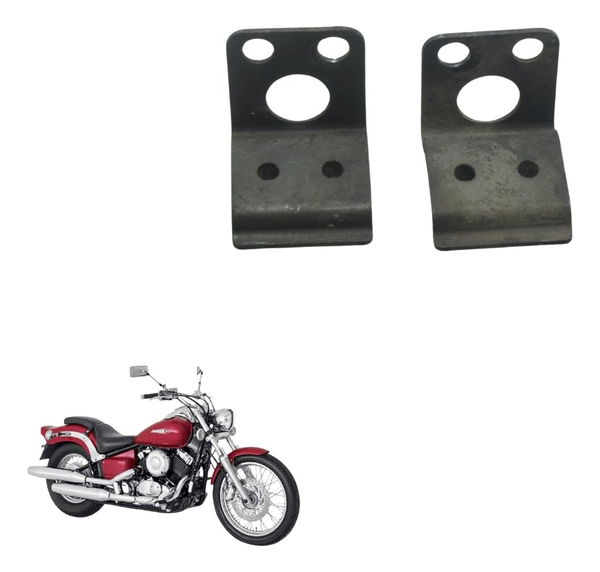 Par Suporte Fixação Chicote Yamaha Drag Star Xvs 650 96-08