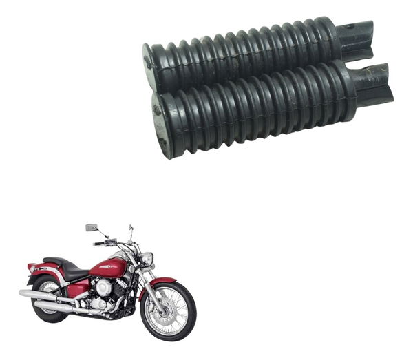 Par Pedaleira Tras Paralela Yamaha Drag Star Xvs 650 96-08