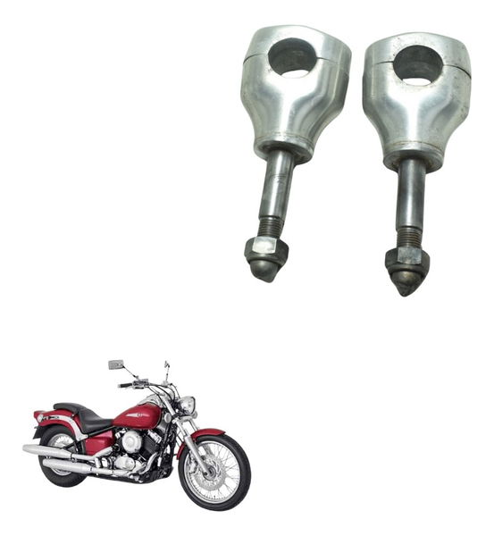 Par Riser Guidão Yamaha Drag Star Xvs 650 96-08 Original