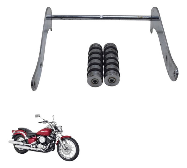 Protetor Motor Slider C/detal Yamaha Drag Star Xvs 650 96-08