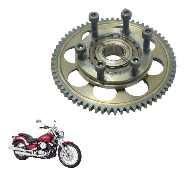 Placa Partida Yamaha Drag Star Xvs 650 96-08 Original