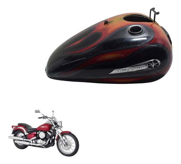 Tanque C/detalhes Yamaha Drag Star Xvs 650 96-08 Original