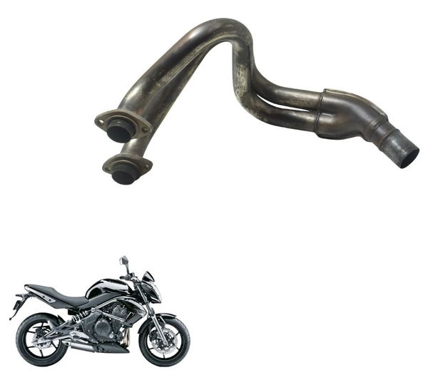 Curva Escape C/ Detalhes Kawasaki Er 6n 10-12 Original