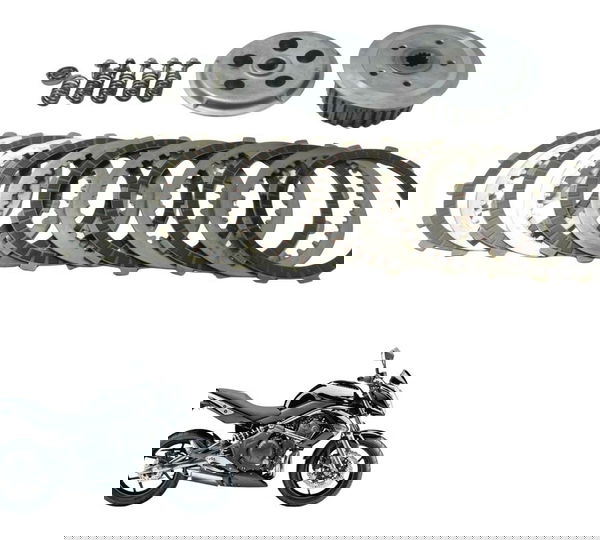 Cubo Disco Platô Embreagem Kawasaki Er 6n 10-12 Original