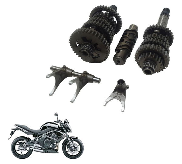 Caixa Marcha Câmbio S/ Eixo Kawasaki Er 6n 10-12 Original