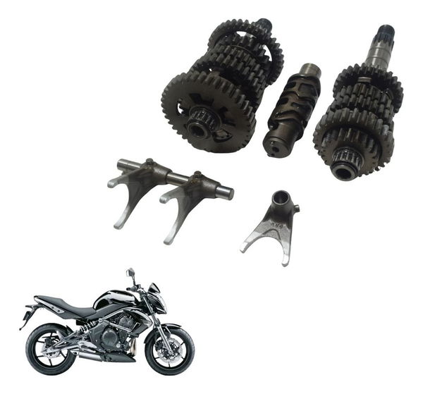 Caixa Marcha Câmbio S/ Eixo Kawasaki Er 6n 10-12 Original