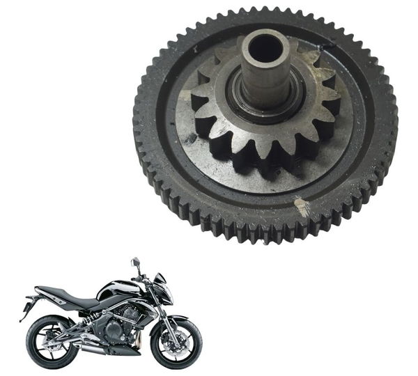 Engrenagem Redução Partida Kawasaki Er 6n 10-12 Original