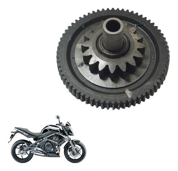 Engrenagem Redução Partida Kawasaki Er 6n 10-12 Original