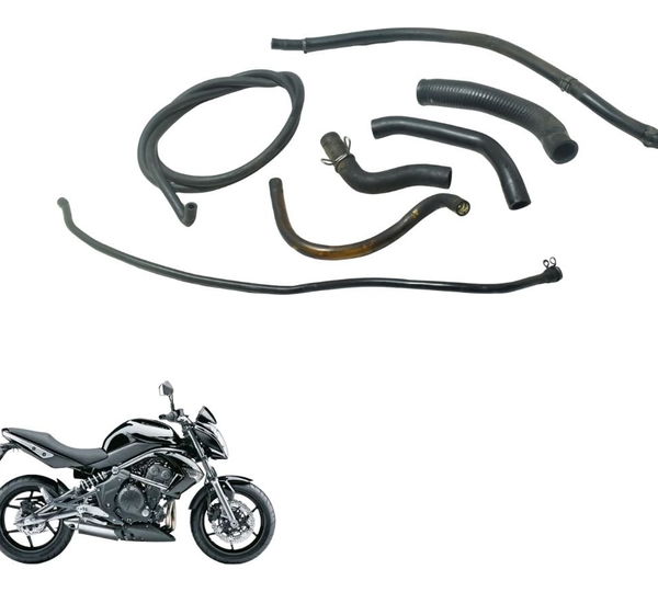 Kit Mangueiras Kawasaki Er 6n 10-12 Original