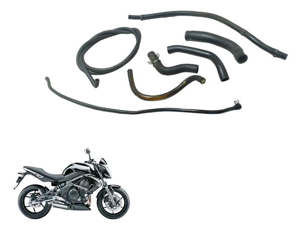 Kit Mangueiras Kawasaki Er 6n 10-12 Original