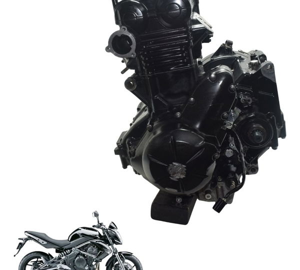 Motor Completo Nfe Baixa Base Troca Kawasaki Er 6n 10-12 Org