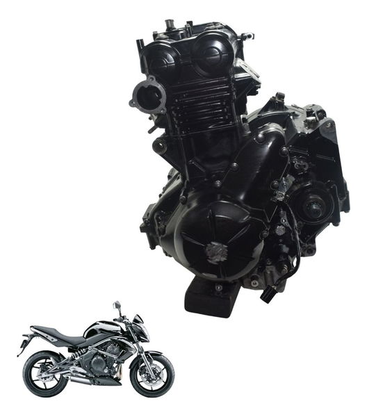 Motor Completo Nfe Baixa Base Troca Kawasaki Er 6n 10-12 Org