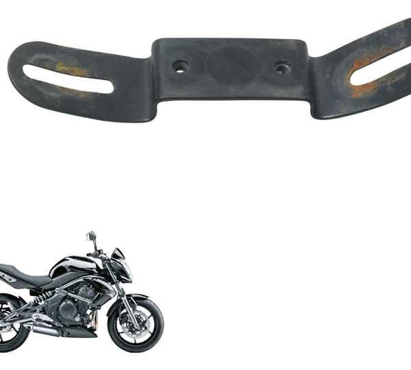 Suporte Placa C/ Avaria Kawasaki Er 6n 10-12 Original