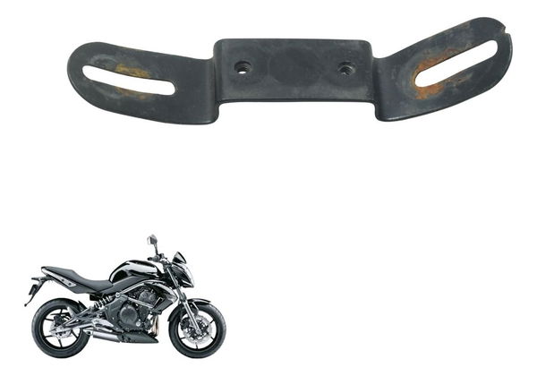 Suporte Placa C/ Avaria Kawasaki Er 6n 10-12 Original