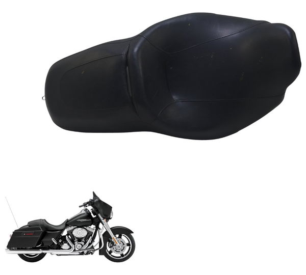 Banco C/detalhe Harley Touring Street Glide 11-13 Original Preto