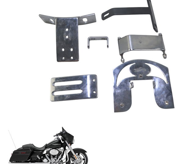 Kit Suporte Encosto Piloto Harley Street Glide Touring 11-13