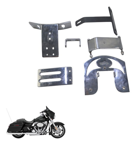 Kit Suporte Encosto Piloto Harley Street Glide Touring 11-13