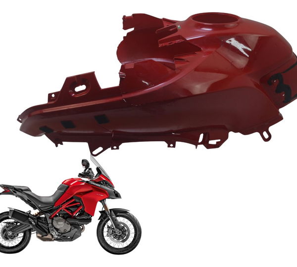 Capa Tanque C/avaria Ducati Multistrada 950 S 20-23 Original Vermelho